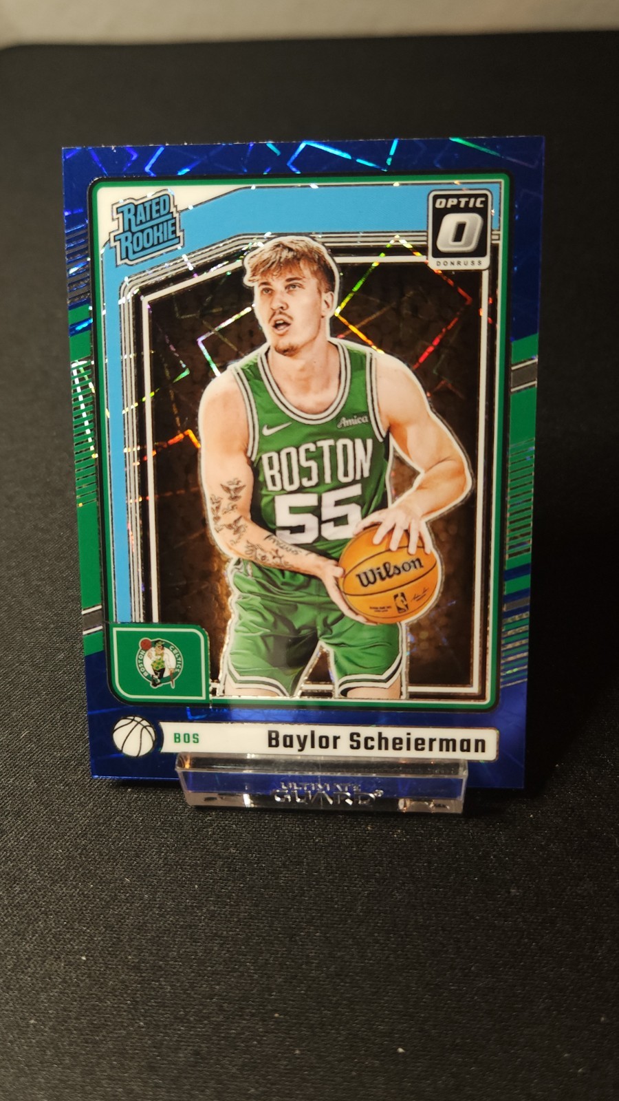 Panini Optic Baylor Sheierman Rated Rookie Blue Velocity Prizm No. 263
