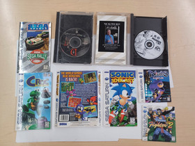 LOT - Sega Saturn & Sega CD Cases Manuals & Artwork Madden Complete - D Disk 1