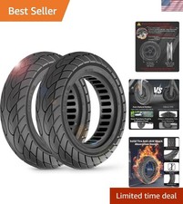 2-Pack 10x2.125 Tubeless Scooter Tires - Fits Models: 8.5x2.0, 8 x2, 50-75-6....