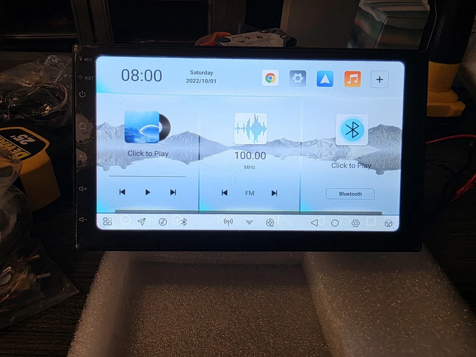 NUEVO X3 Android Auto CarPlay Doble 2 Din 7" QLED Coche GPS Radio Estéreo DSP Cámara Foto 3 de 4