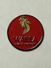 Wailea Golf Club 1" Coin Style Golf Marker - Maui, Hawaii - A Beauty 