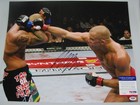 GEORGES RUSH ST PIERRE 'GSP' HUGE Hand Signed 16"x20" Photo + PSA DNA COA K16241
