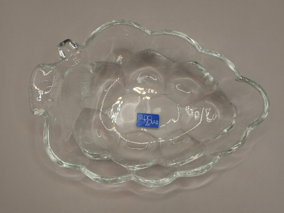 Studio Nova Japan Nature's Harvest Grape Clear Glass Trinket Bowl Candy Dish eBay