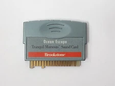 BROOKSTONE TRANQUIL MOMENTS SOUND CARD "Ocean Escape" 6 SOUNDS CARTRIDGE ONLY