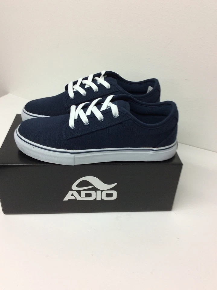 Zapatos de skate Adio Sydney azul marino/blanco para niños talla 5,5 M Foto 2 de 4