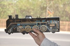Vintage Battery D5177 Litho MT Trademark Train Engine Tin Toy , Japan