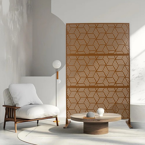 Schermi Privacy Decorativi Autoportanti in Metallo per Esterno e Interno - Foto 23 di 27