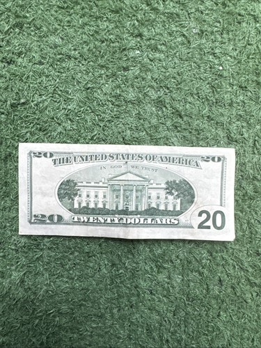 2001 $20 Twenty Dollar Bill Federal Reserve Note, serial # CG23424107C - Picture 2 of 4