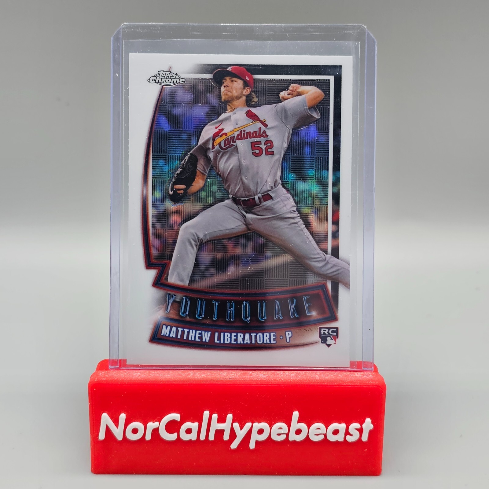 2023 Topps Chrome Baseball Matthew Liberatore RC Youthquake Rookie Insert B