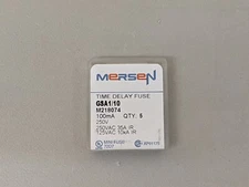 Mersen GSA1/10 Time Delay Fuse, 100mA, 250VAC Package of 5 Each
