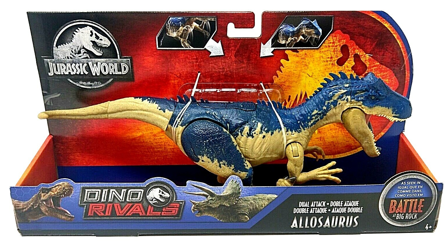 jurassic world dual attack allosaurus