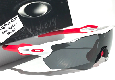 NEW Oakley RADAR EV PATH White Red POLARIZED Galaxy Black Lens