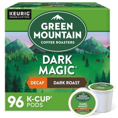 Green Mountain Coffee Roasters Dark Magic Decaf, Dark Roast, K-Cup Pods, 96 ct.