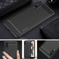 Premium Slim ShockProof Carbon Protective Case for Huawei P20, P20 Lite, P20 Pro