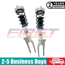 Pair L&R Front Shock Struts Spring Assys w/PASM Fit Porsche Panamera 970 2010-16