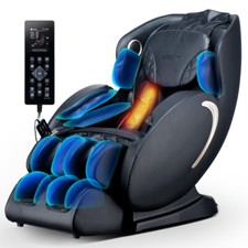 Zero Gravity Massage Chair 3D,Full Body Shiatsu Recliner with APP Black