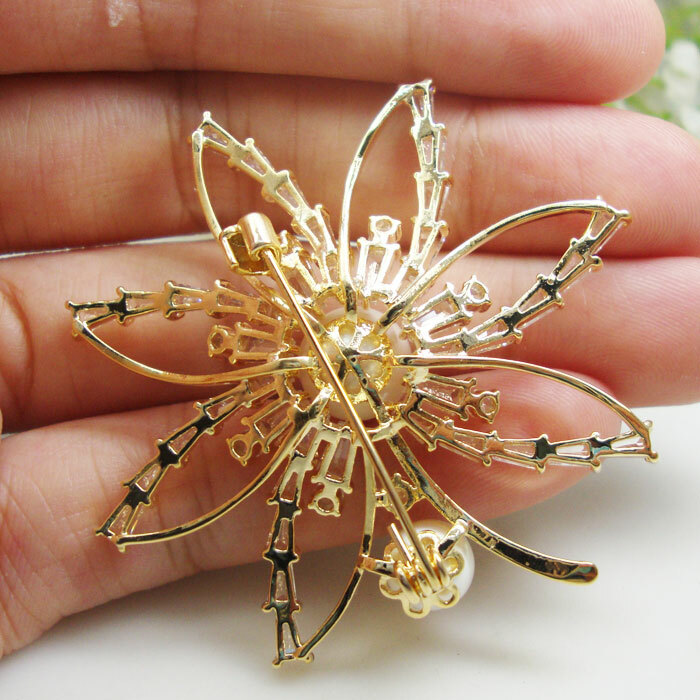 Colorful Maple Leaf Piercing Brooch Pin Collar Decor Badge Corsage Women Je&PT