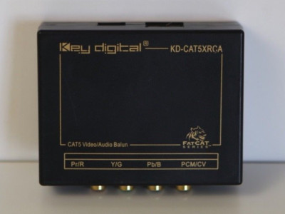 Key Digital Audio/ Video Balun KD-CAT5XRCA
