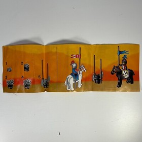 Vintage (Manuel Only) Lego 6021 Lego Knight Tournament Rider Instructions