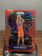 Darius Bazley 2020-21 Panini Prizm Red Wave #164 Oklahoma City Basketball NBA