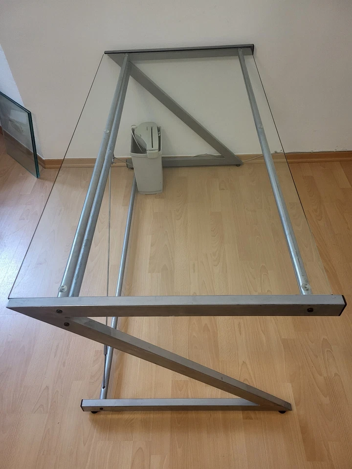 Schreibtisch Glas 152 cm