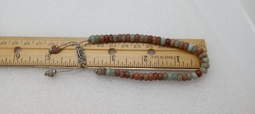 M. Cohen men's / unisex silver and multicolored stone bracelet sterling 925 - Picture 8 of 11