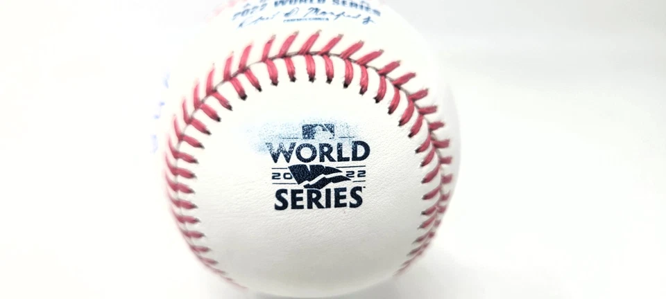 Jim "MATTRESS MACK" McIngvale Signed 2022 Astros World Series Baseball PSA/DNA - Image 3 of 4