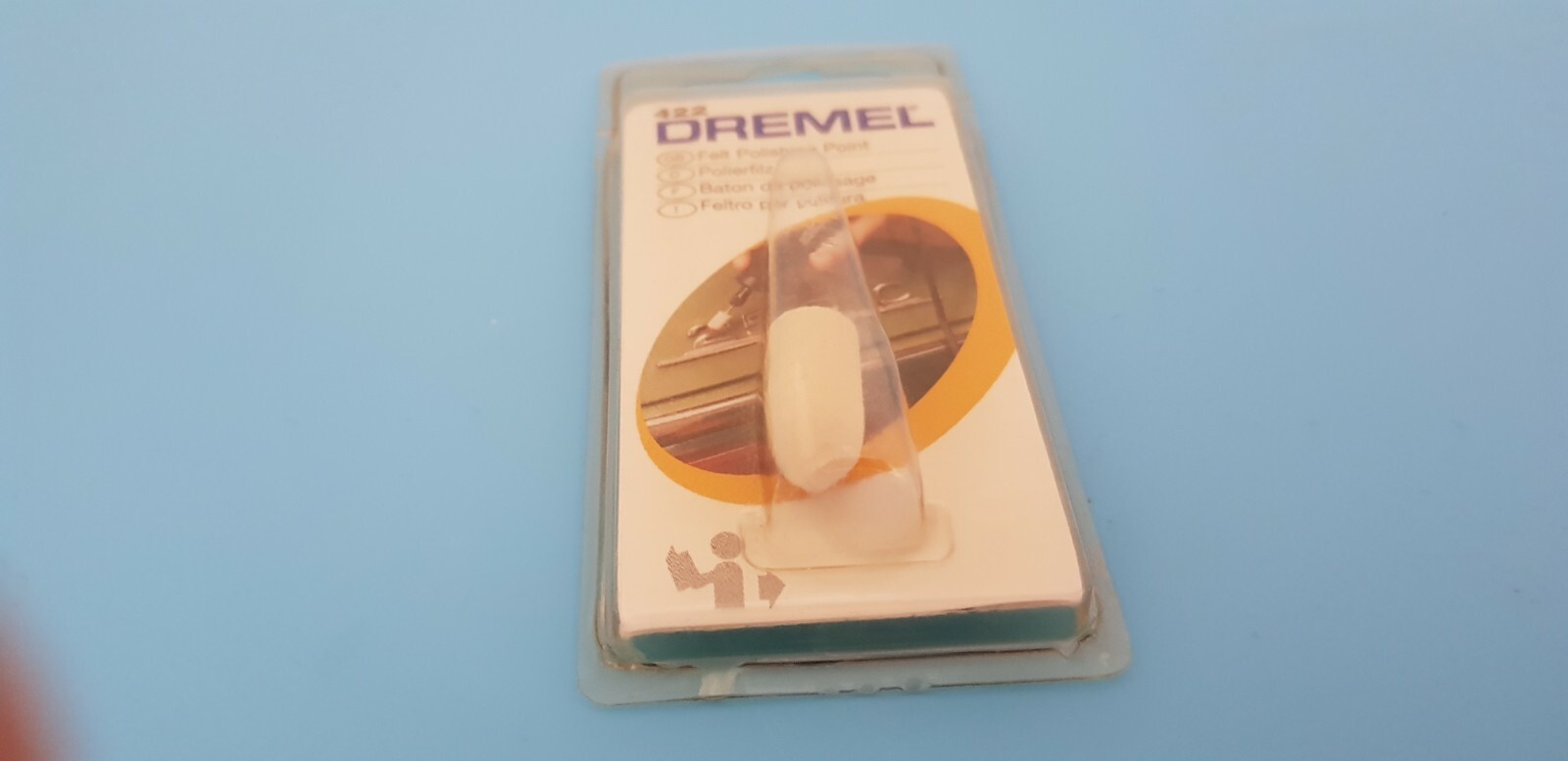 Dremel 422 Felt Polishing Point Cone 3/8" Attachment NEW Sealed Blister pack NIP eBay