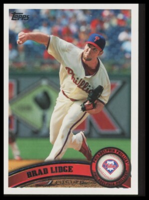 2011 Topps #242 Brad Lidge Philadelphia Phillies