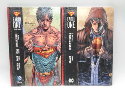 Superman: Earth One Volume 1 & 3 J. Michael Straczynski Hardcover Lot of 2 New