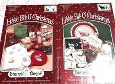2 Little Bit O' Christmas Sets by Stencil Decor - NIP