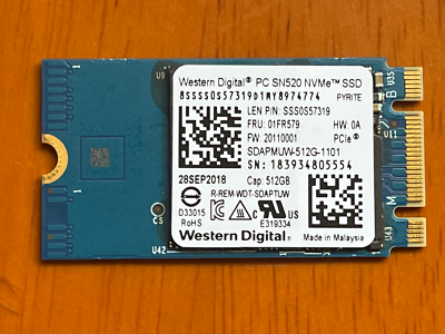 SKHynix 512GB 256GB PCIe Gen3 x 2 M.2 2242 NVMe SSD SKHynix 512GB 256GB PCIe Gen3 x 2 M.2 2242 NVMe SSD