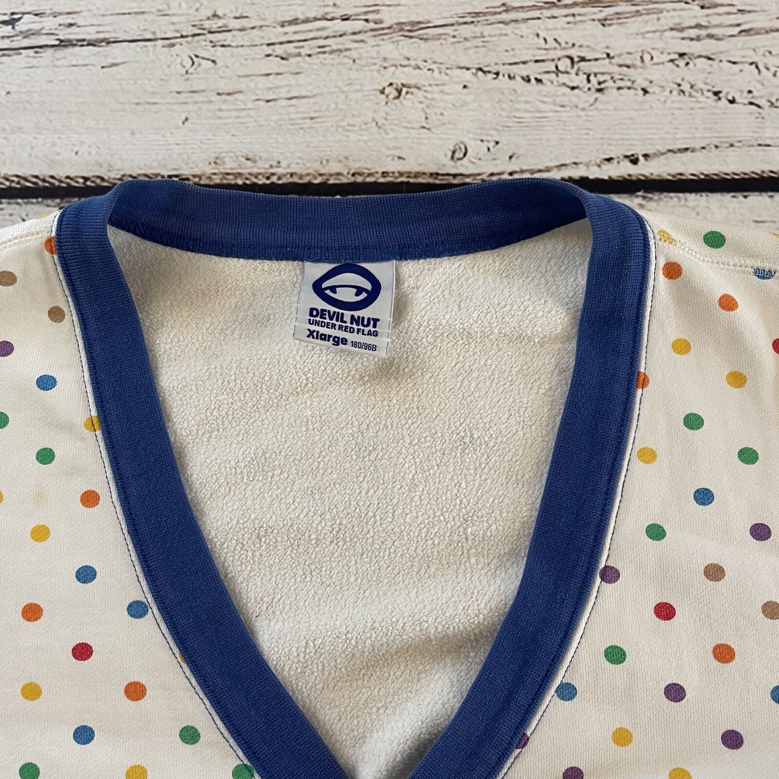 Devil Nut Under Red Flag Michael Sweater Size XL … - image 6