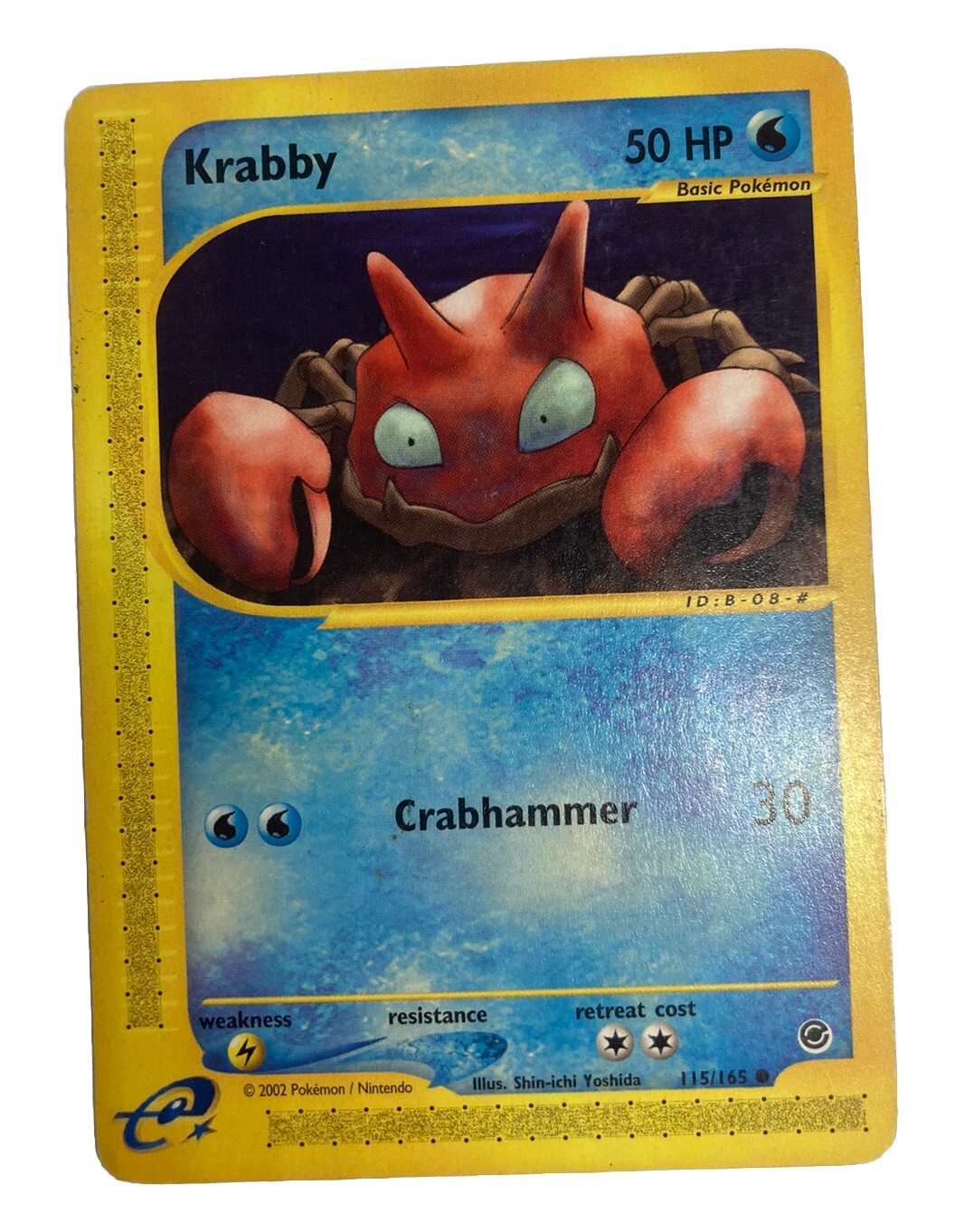 Pokemon Krabby E-Series Expedition Base 115/165 NM