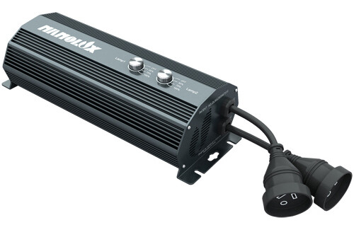 600W NANOLUX DUAL BALLAST/GROWLUSH HPS LAMP/6" COOLVENT REFLECTOR LIGHTING KIT - Picture 3 of 8