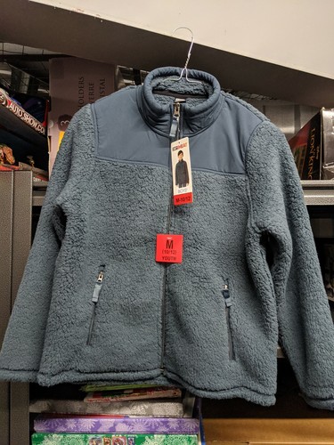 Sherpa Lined Fleece Jacket Galaxy Blue 