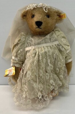 【Steiff】ヴィンテージウェディング ベア Steiff Victorian Wedding 36 Of 155 Bear Yellow tag Vintage Jointed