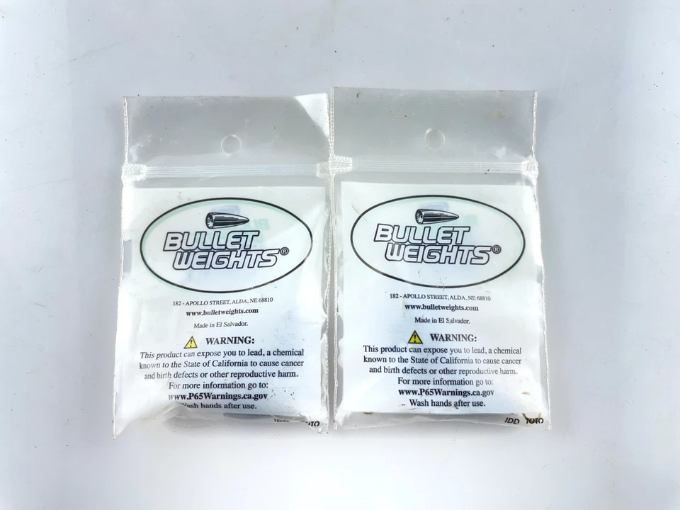 Bullet Weights Bass Castings 3/8 OZ paquete de 5 NUEVO LOTE DE 2 Foto 2 de 2