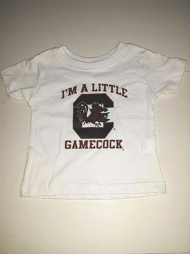 South Carolina Gamecocks NCAA Boys " I'm a little " White Shirt,  Size 18 months - Picture 1 of 3