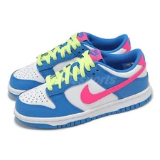 Nike Dunk Low BG Photo Blue Hyper Pink Kids Youth Women Casual Shoes IB7747-406