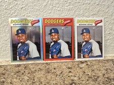 2026 Topps Heritage Edwin Diaz Chrome Refractor, Red Border, Base #36 LA Dodgers