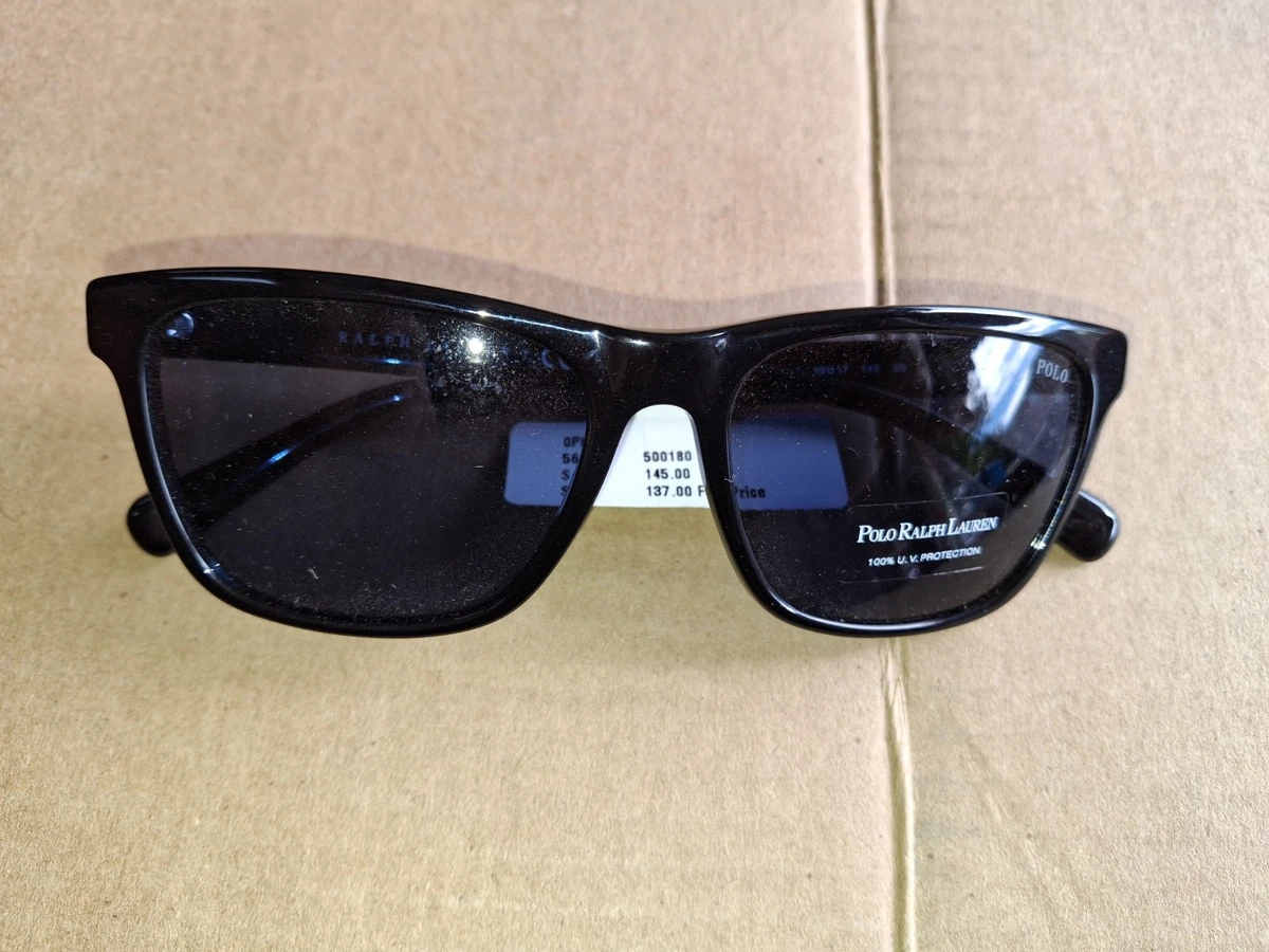 NWT RALPH LAUREN BLACK SUNGLASSES  ? Ralph Lauren RL8221 The Overszed Ricky Sunglasses | LensCrafters main image 2