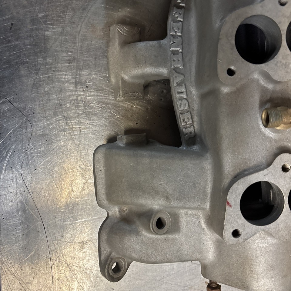 Ford Mercury Y Block Tri Power Aluminum Intake 3 deuce 239 272 292 312 ...