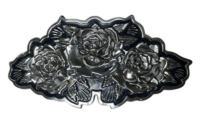 Mint Vintage!  Triple Rose Belt Buckle - Famous Stars & Straps - Travis Barker