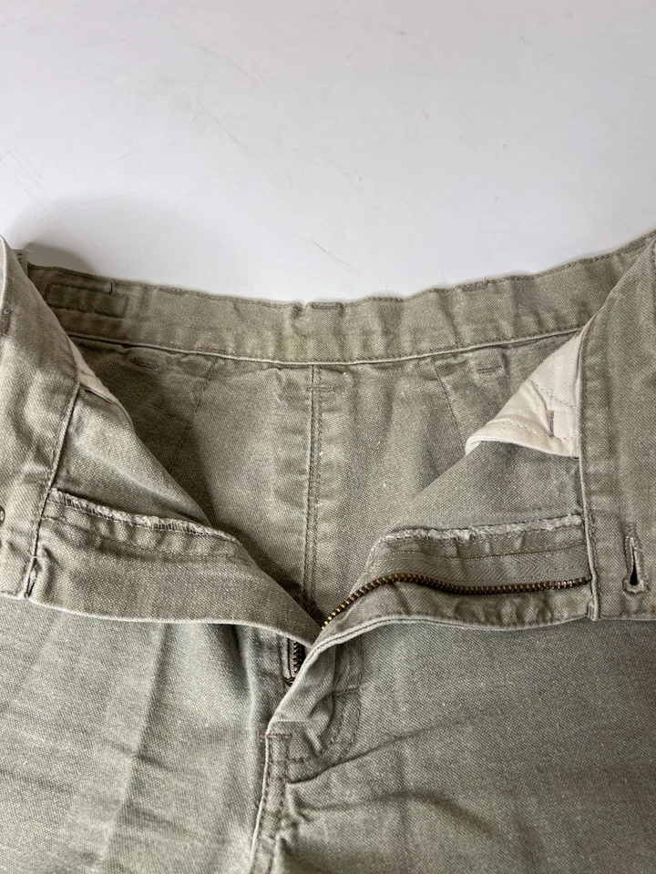 Pantalones Cortos de Senderismo De Colección Años 90 Patagonia Para Hombres 27” De 5” Lona Verde Denim Foto 3 de 4