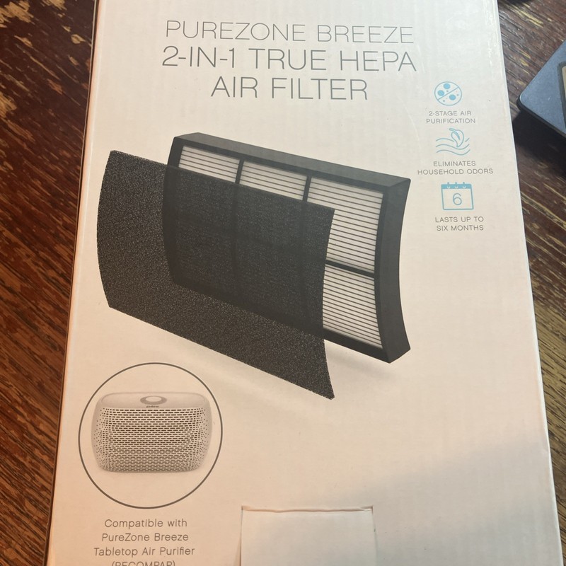 Pure Enrichment 2-in-1 True HEPA Replacement Filter for PureZone Breeze PECOMPAP