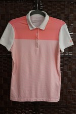 NIKE GOLF Sz MEDIUM TOUR PERFORMANCE DRI-FIT CORAL POLO SHIRT WOMENS