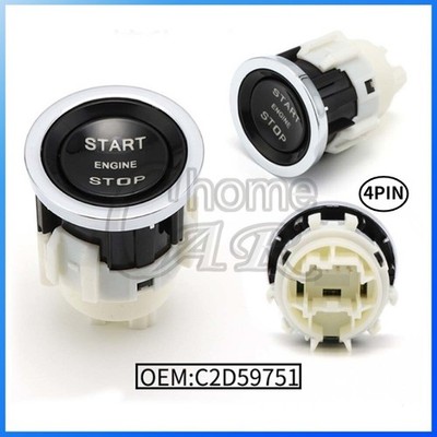 1x Engine Start Stop Ignition Switch Push Button for Jaguar XJXJLXJR C2D59751