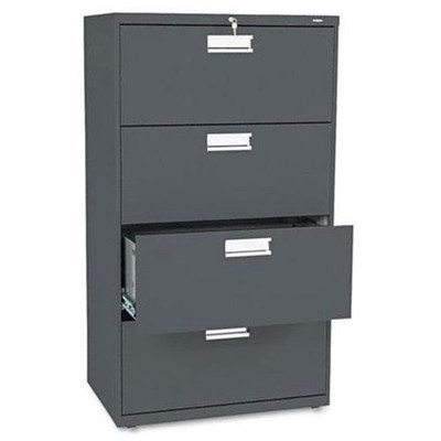 The Hon 674LS Lateral File 4 Drawer Steel 30''x19.3''x53.3''