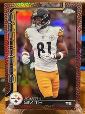 2025 Topps Chrome Jonnu Smith Pigskin Parallel #257 Pittsburgh Steelers